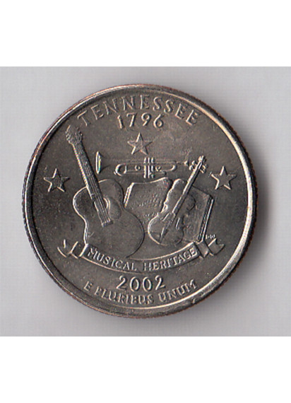 2002 - Quarto di dollaro Stati Uniti Tennessee (P) Filadelfia